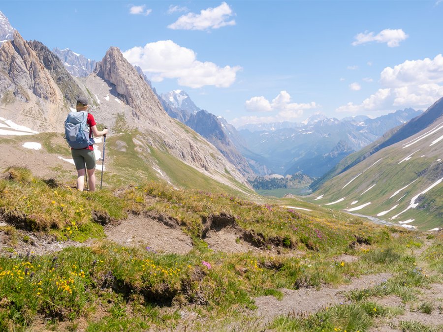 Transport des bagages sur le Mont Blanc Trail