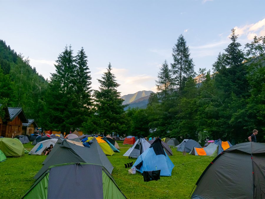 Camp de base Mont Blanc Trail