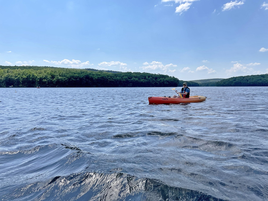 Kayak sur le Lac des Vieilles Forges
