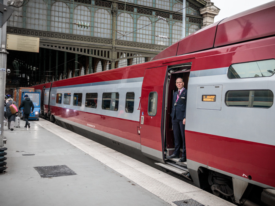 Treinrit naar Les Menuires