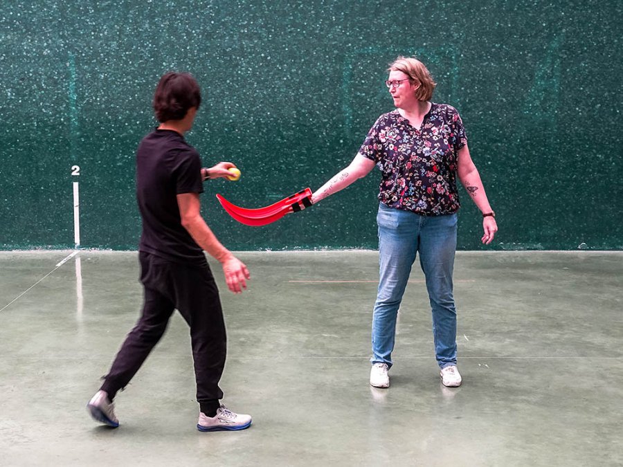 Entraînement de pelote