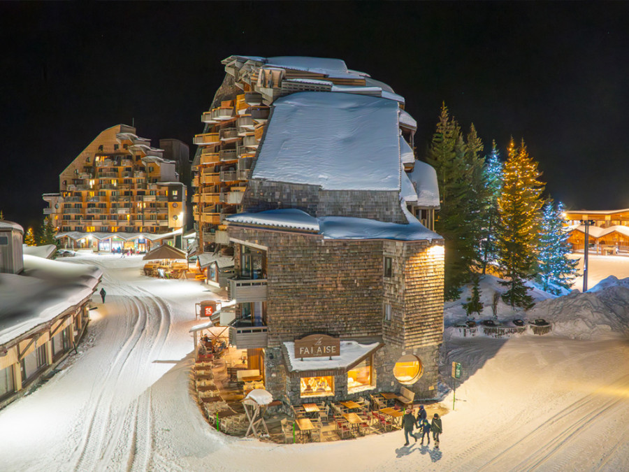 Eclairage à Avoriaz