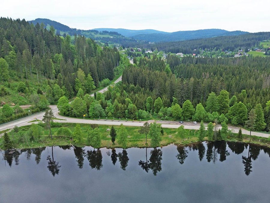 Joli lac dans la Forêt-Noire