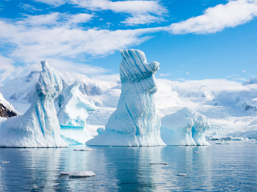 Intérieur de l'Antarctique