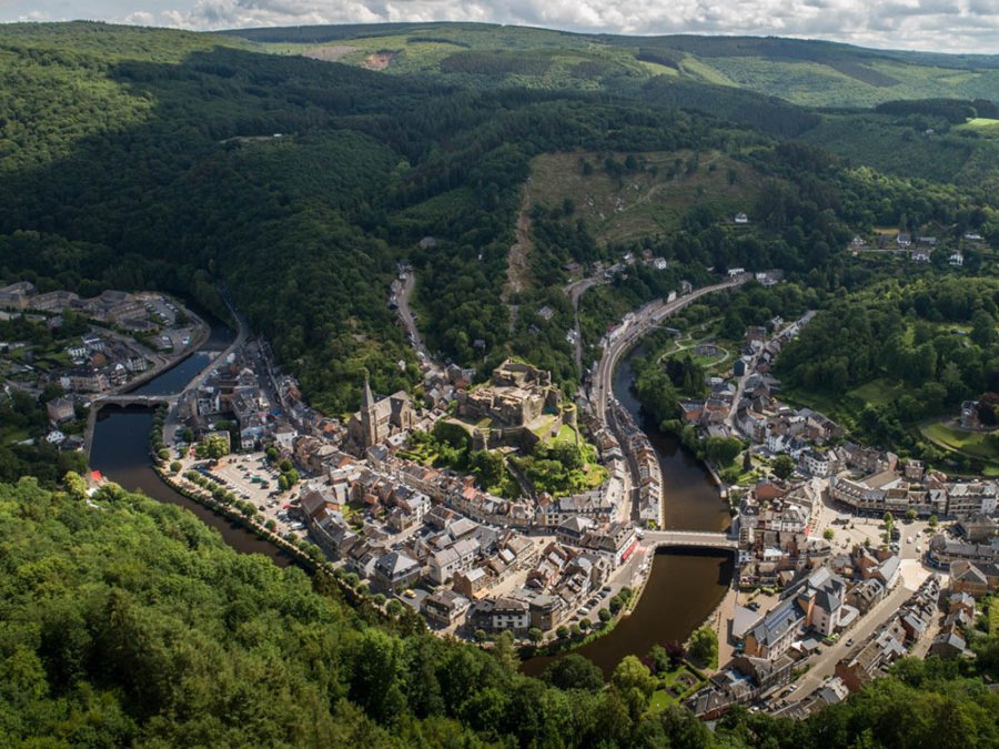 Vue sur La Roche-en-Ardenne