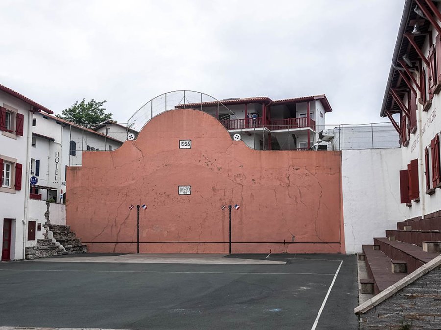 Fronton pour la pelote