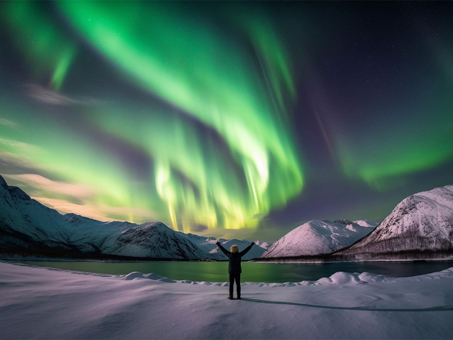 Aurores boréales Islande