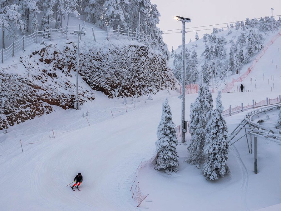 Sports d'hiver à Ruka