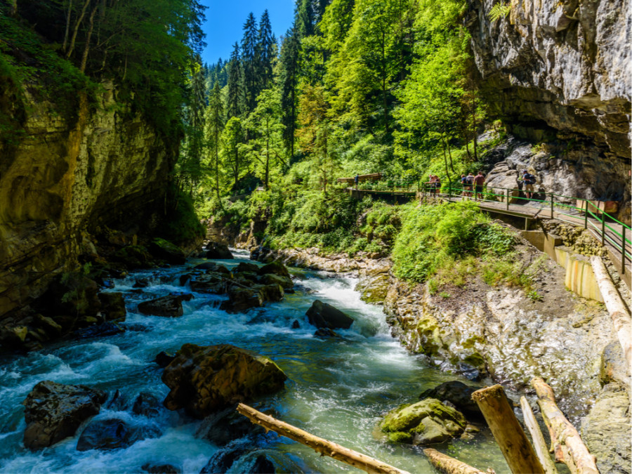 Torrent, Alpes allemandes
