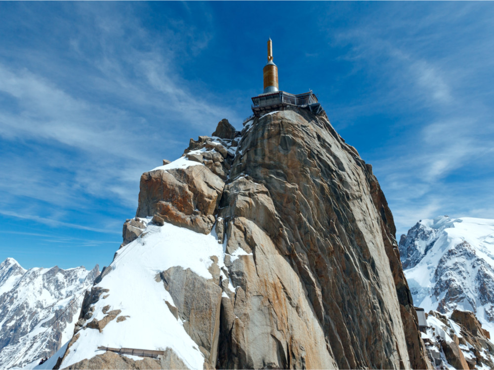 Les montagnes près de Chamonix