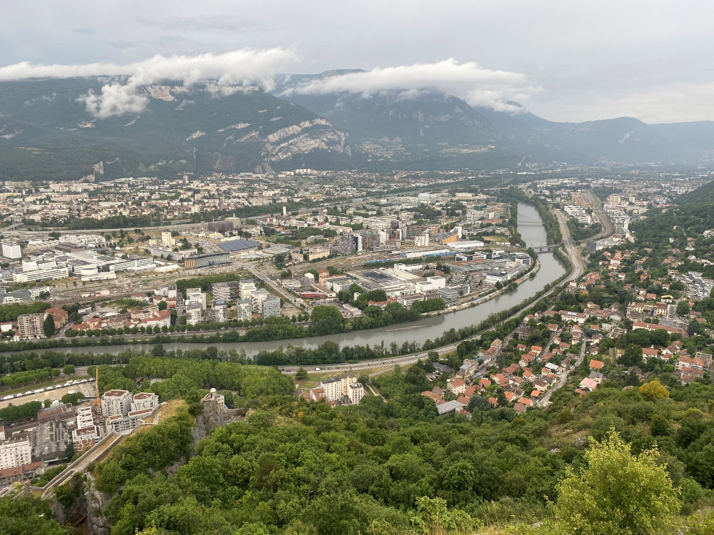Vue depuis le sommet du téléphérique