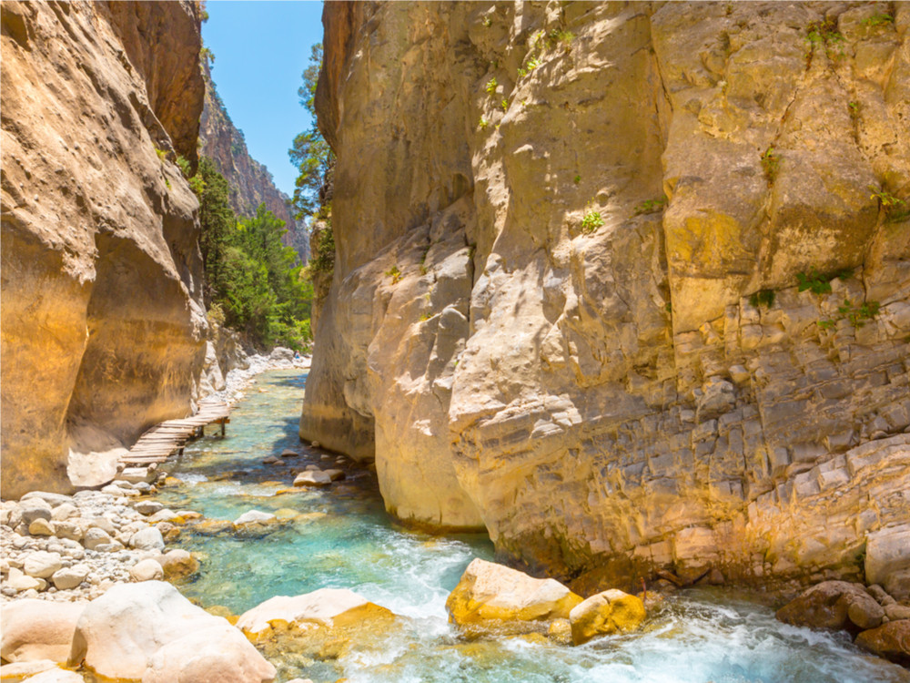 Gorges de Samaria en Crète