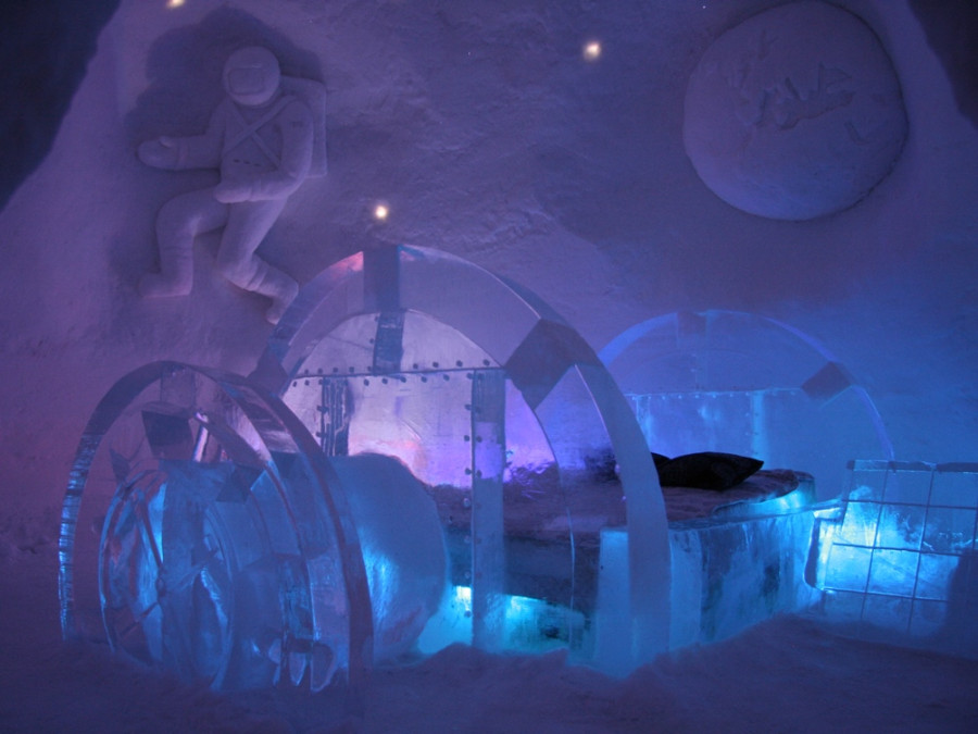 Loger dans un hôtel de glace