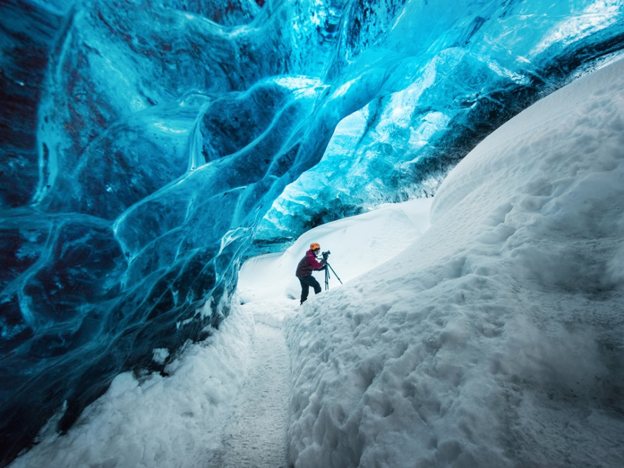 Grotte de glace en Islande