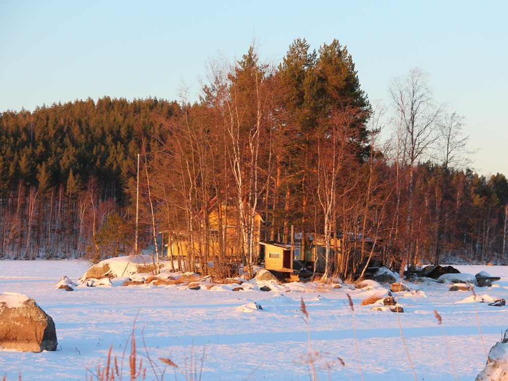 L'hiver dans la région des lacs