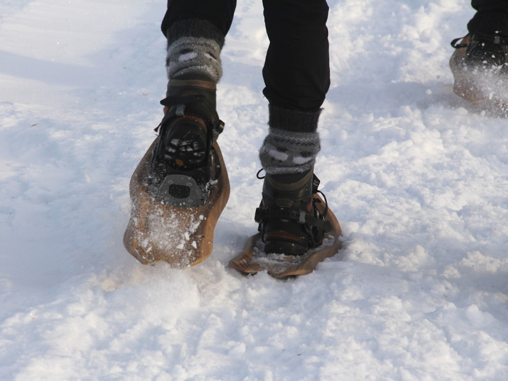 Raquettes de randonnée sur la neige