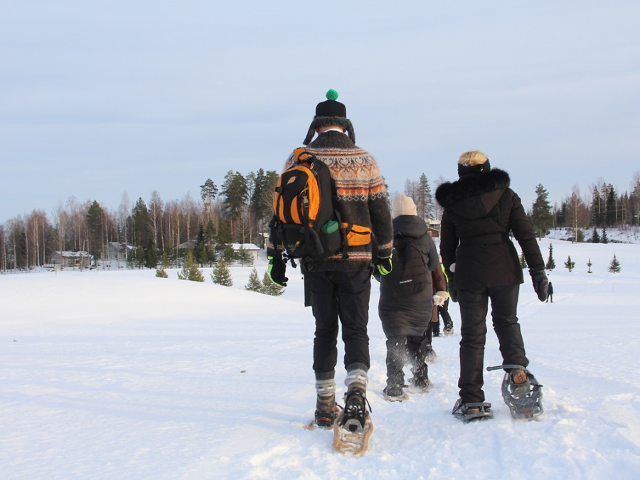 Randonnées dans la neige en Finlande