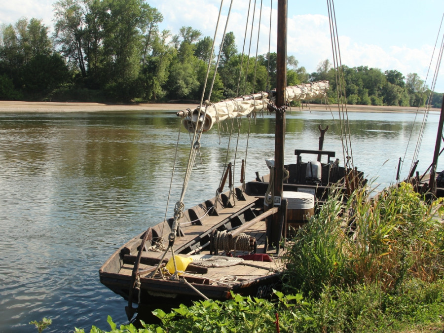 Bateau traditionnel sur la Loire