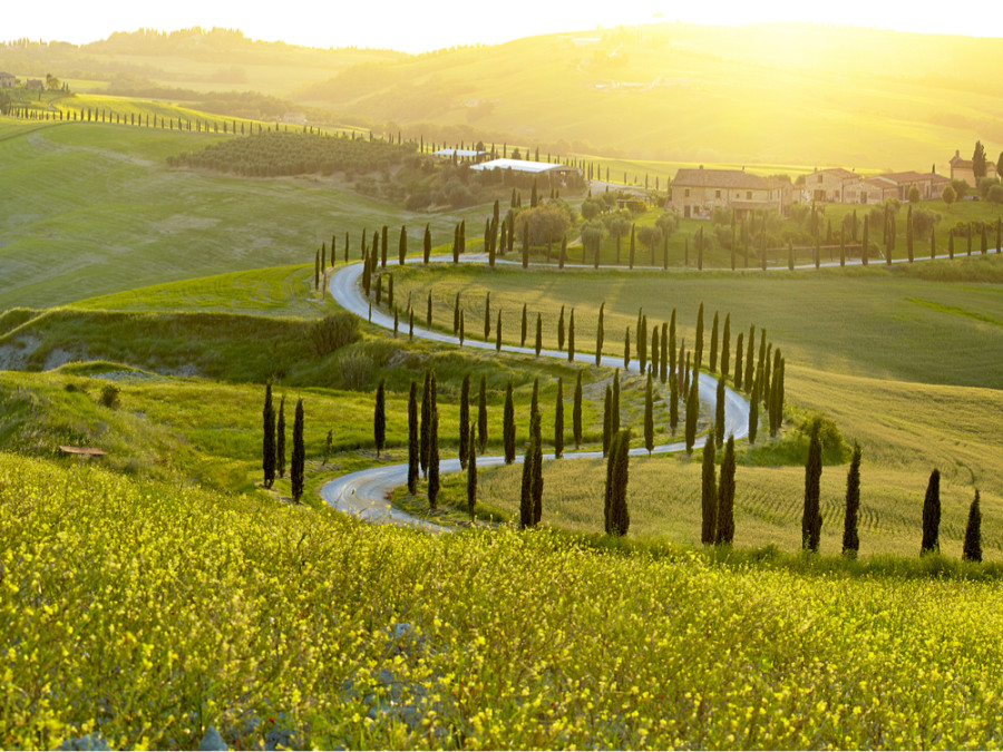 Toscane route