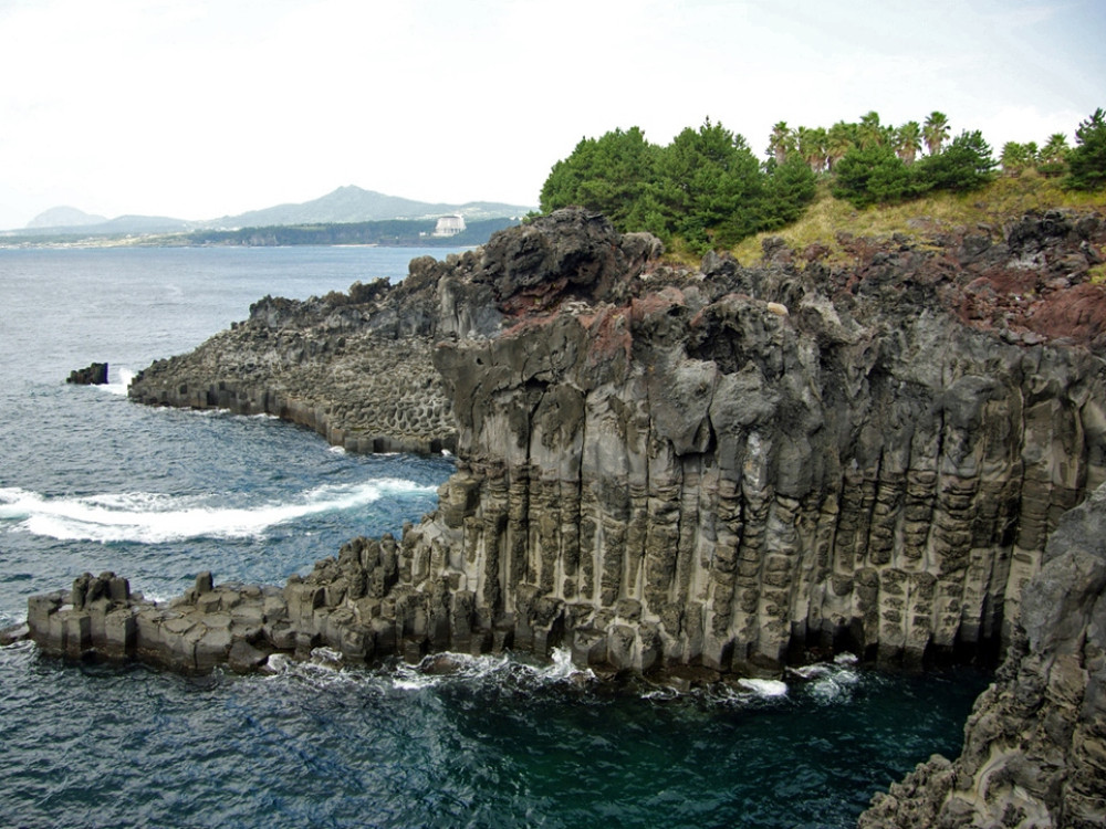 La falaise de Jusangjeolli