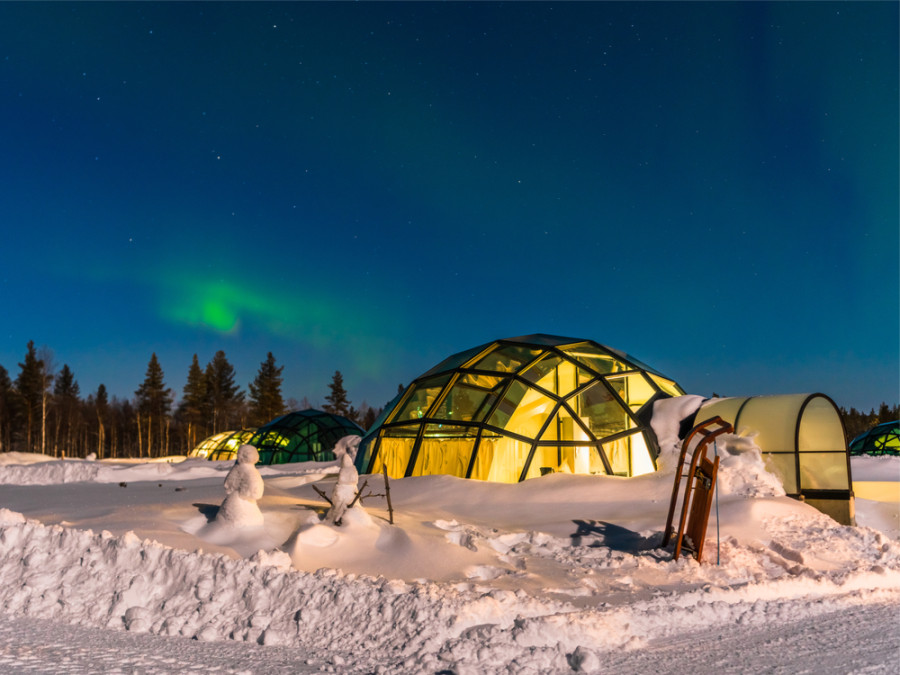 Igloo en Laponie