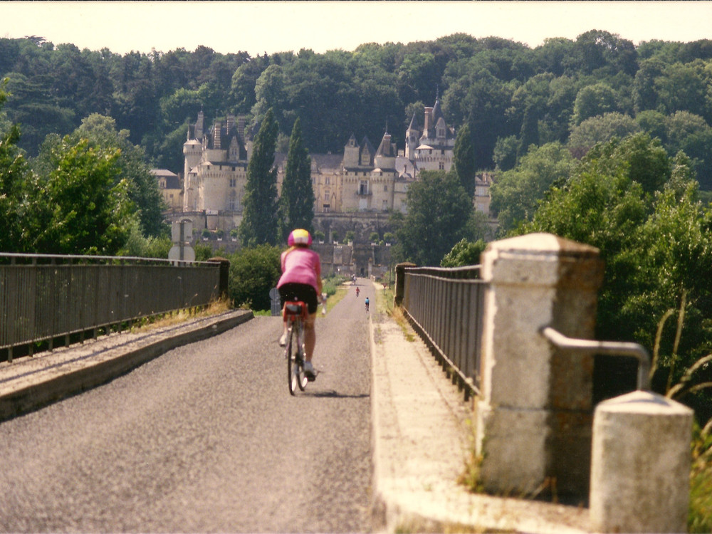 Faire du vélo au bord de la Loire