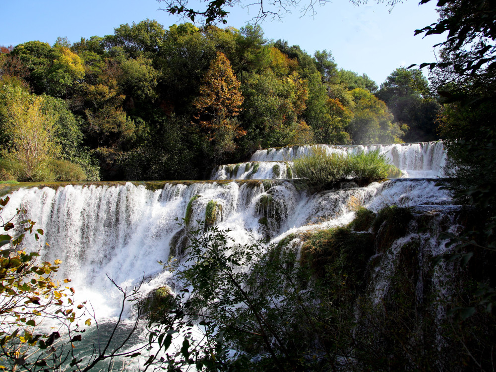 Chutes d'eau en Croatie