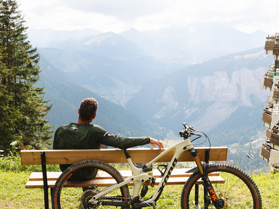 Mountain bike à Avoriaz