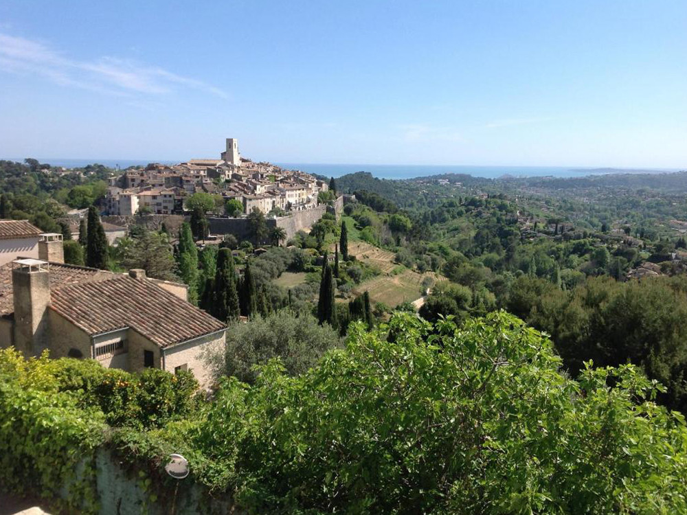 Hébergement avec vue sur la Côte d'Azur