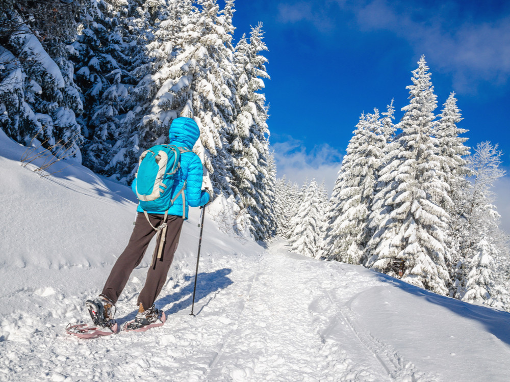 La randonnée dans la neige