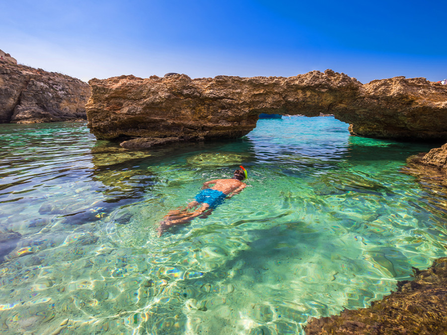 Snorkeling à Malte