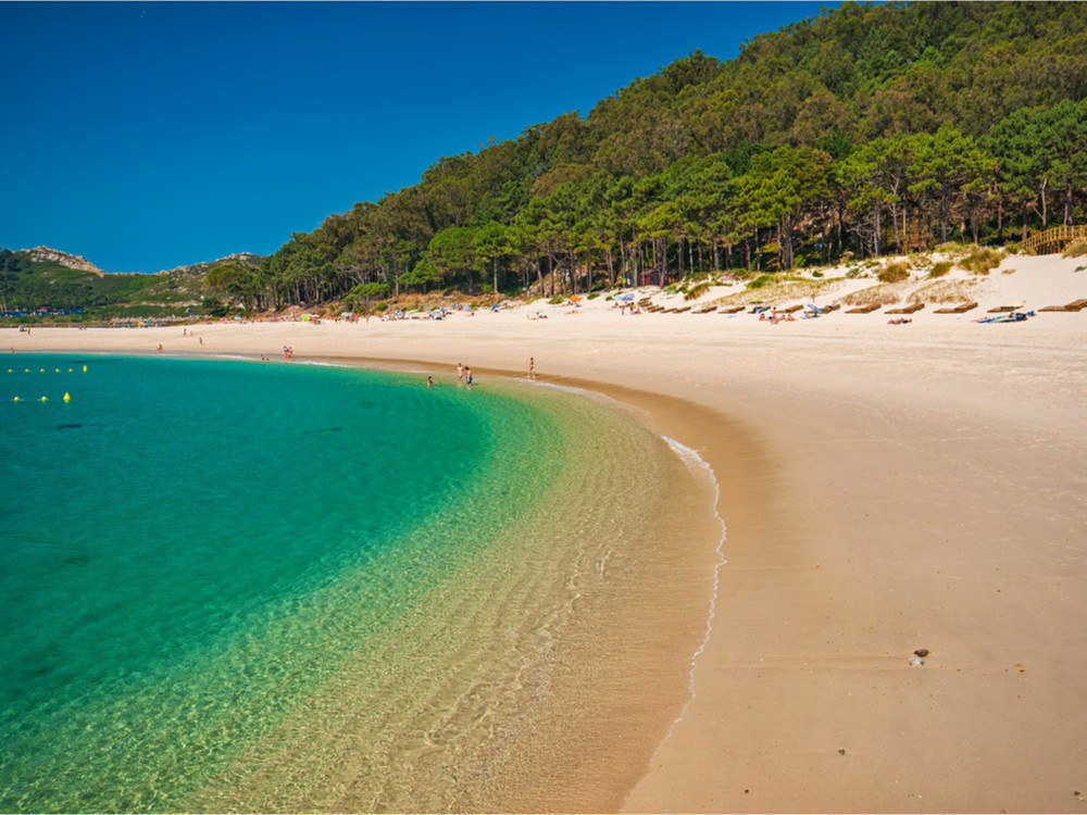 Plage sur les îles Cíes