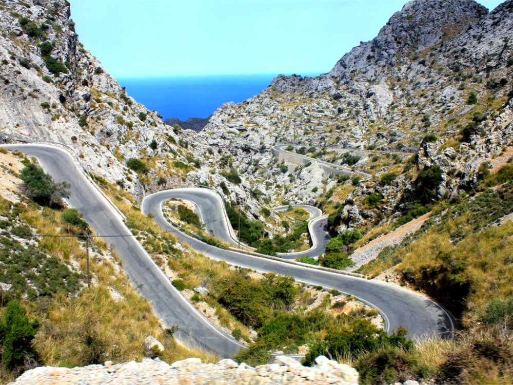 Virage en lacet