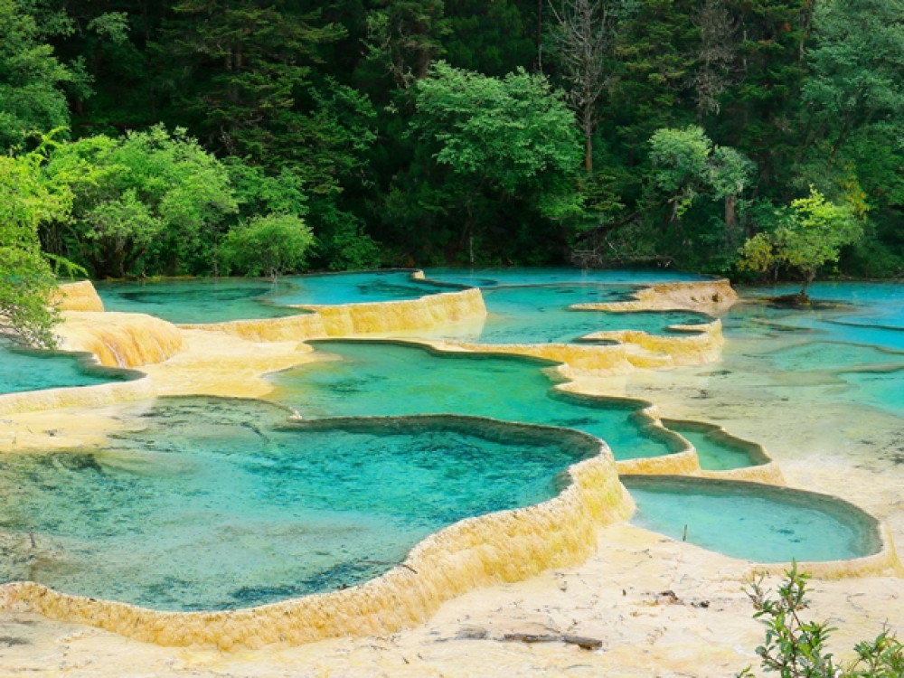 Zone paysagère Huanglong China