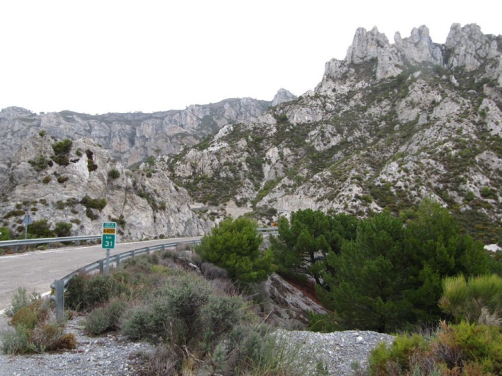 Les montagnes d'Andalousie