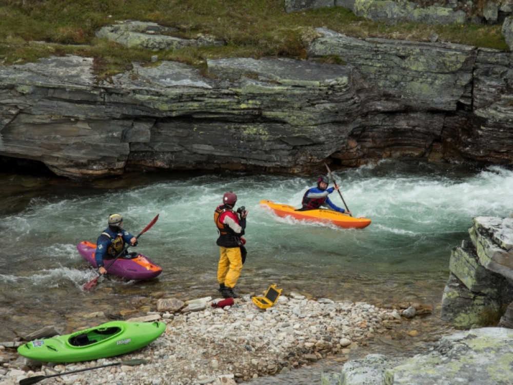 Kayak en Norvège