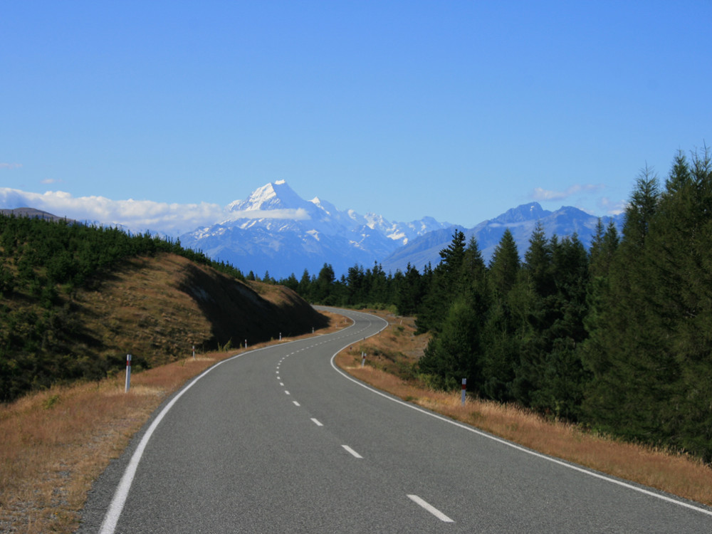 Montagnes en Nouvelle-Zélande