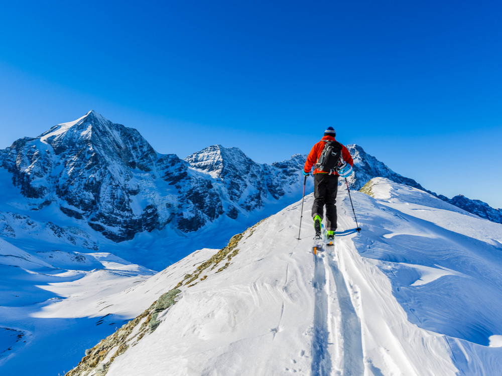 Ski de randonnée dans les Alpes