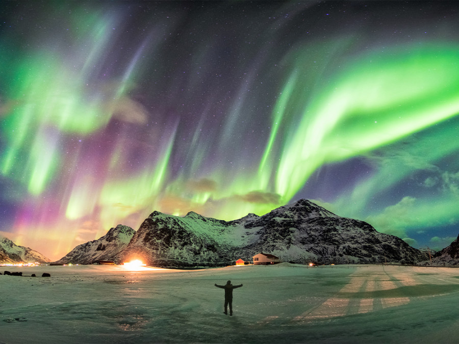 Lumière polaire en Norvège