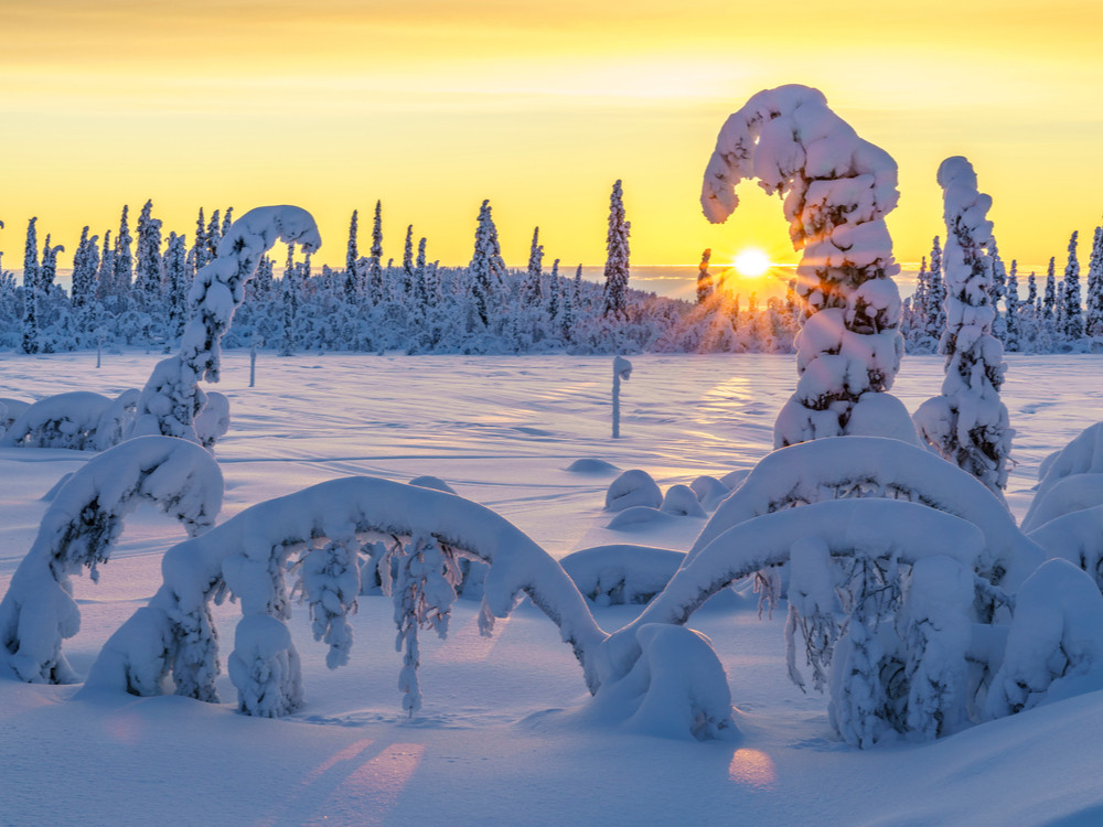 Scandinavie en hiver