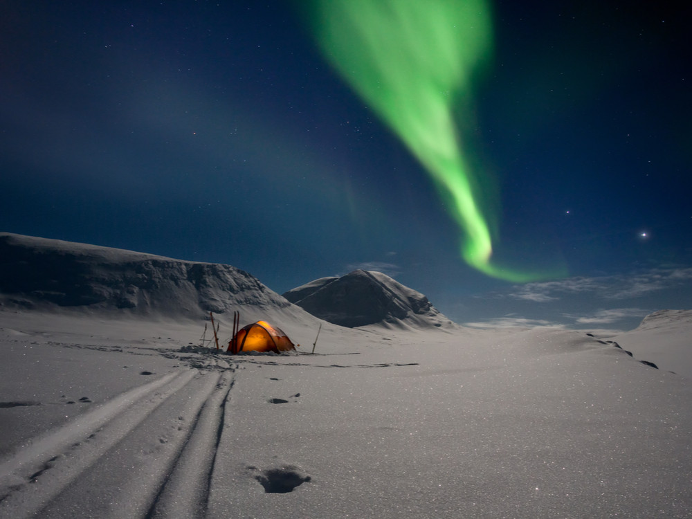 Une nuit en Laponie suèdoise