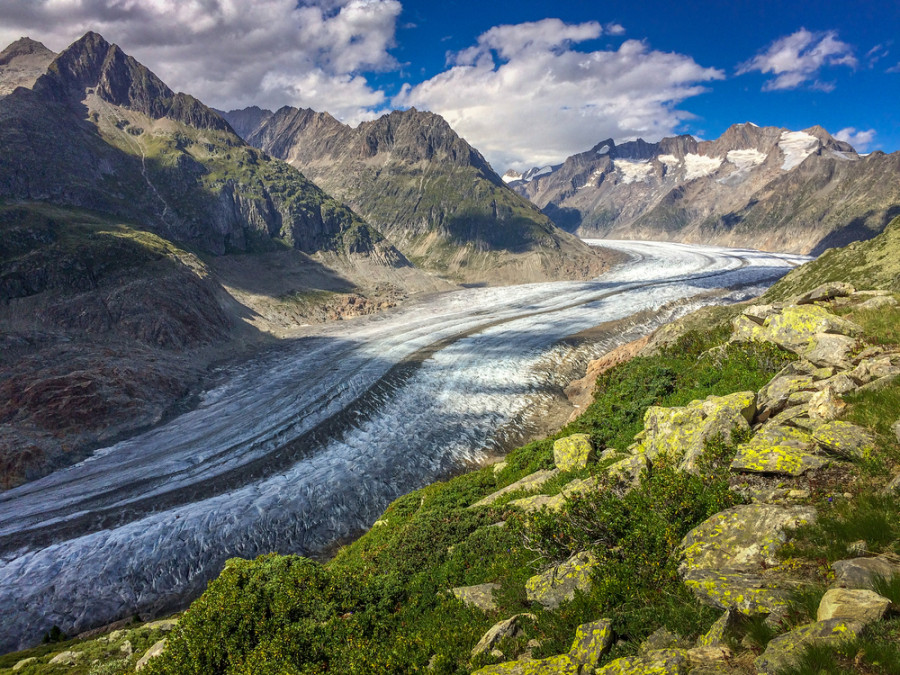 Glacier dans le valais Glacier dans le valais